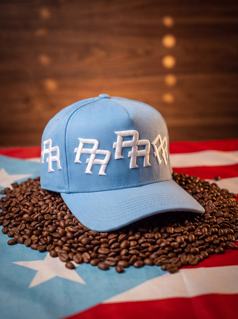 QUE BONITA BANDERA BABY BLUE PR HAT