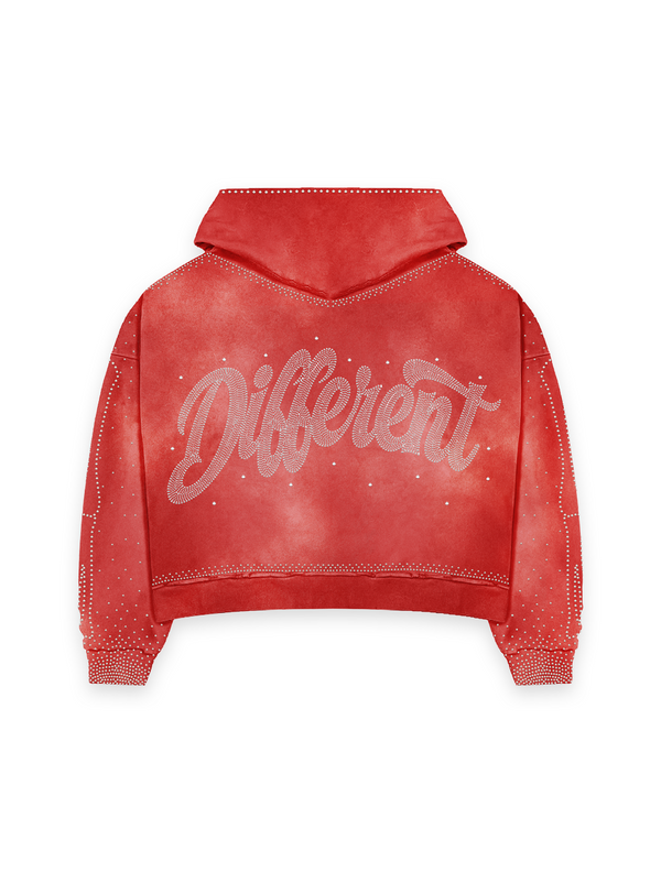 Uncommon Diamond Skelly Zip Up (RED)