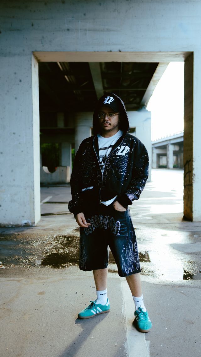 Uncommon Diamond Skelly Zip Up (RED)