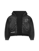 Uncommon Diamond Skelly Zip Up (Black)
